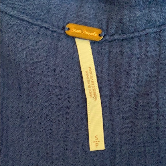 FREE PEOPLE blouse size small - Picture 6 of 7